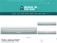 Tablet Screenshot of alcazardesanjuan.com